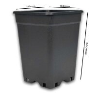 Pflanztopf 3,5 Liter 15x15x20 cm