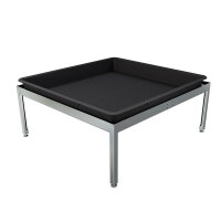 Metal grow table 100 x 100 cm