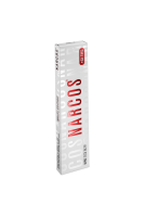 Narcos King Size Slim + Tips – White Edition | 1 x Booklet mit 32 Blättchen & 32 Filtertips