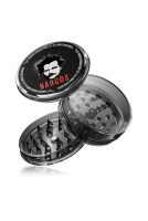 Narcos Grinder – 3-teilig | Schwarz mit Escobar-Motiv