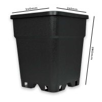 Pflanztopf 11 Liter 24x24x28,3 cm
