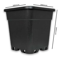 Pflanztopf 14 Liter 28x28x28,5 cm